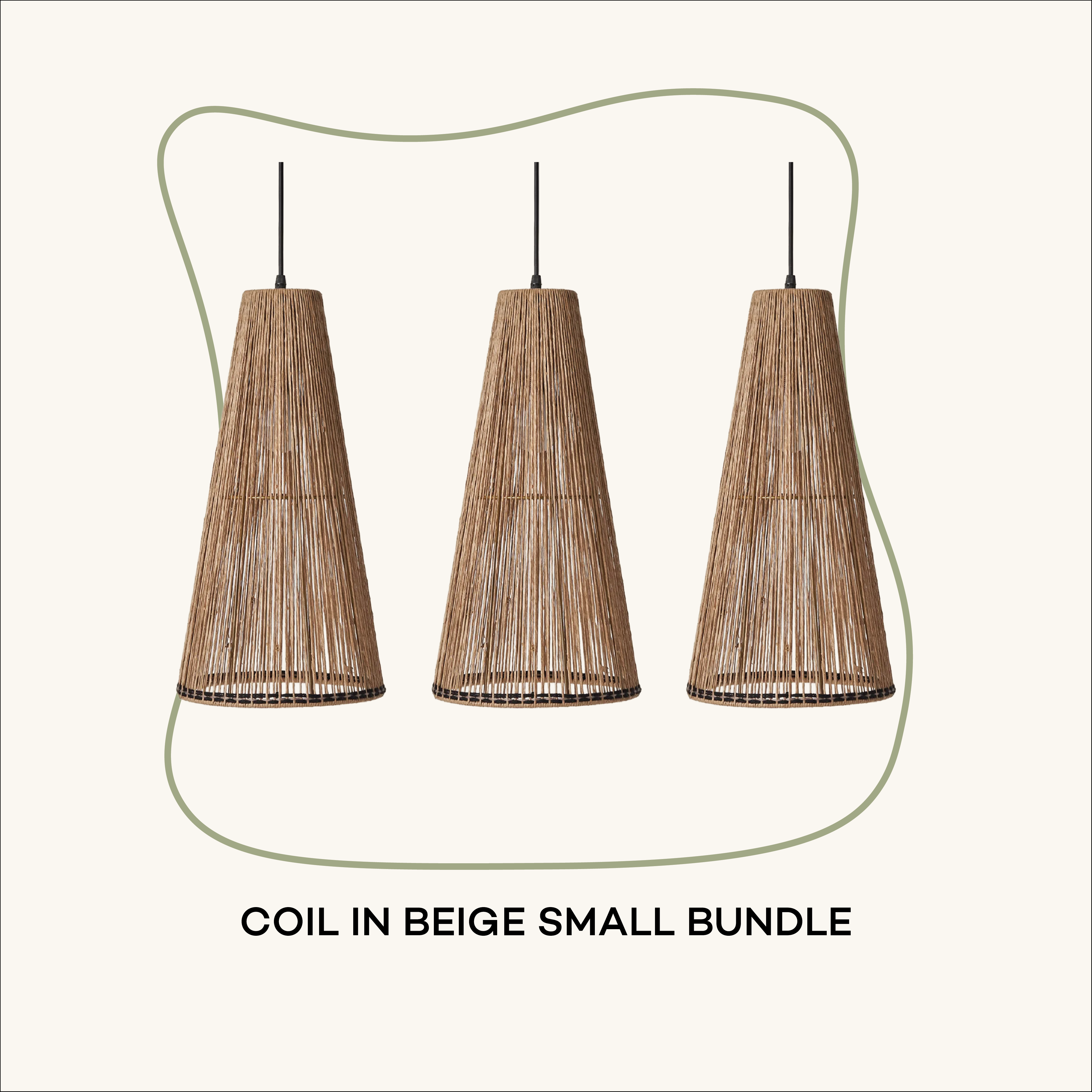 Coil in Beige Small Bundle