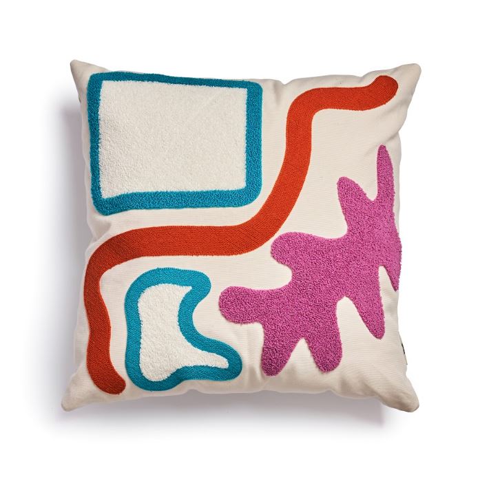 Zig - Tufted & Chain Stitched Cushion