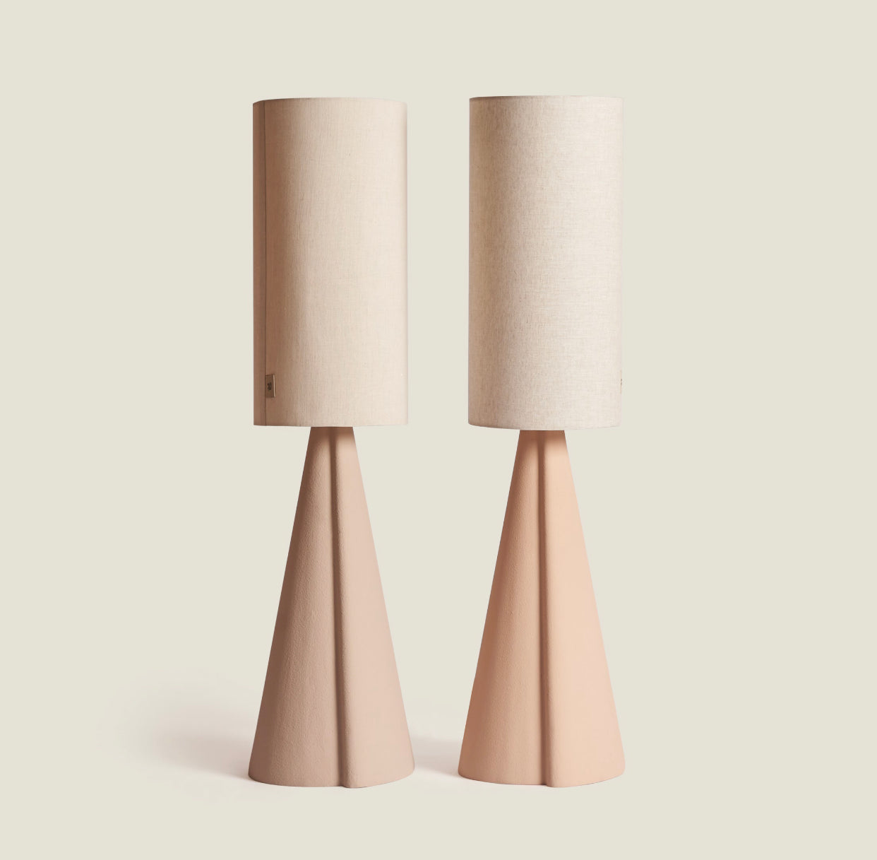 Jawda in Nude Pink - Floor Lamp