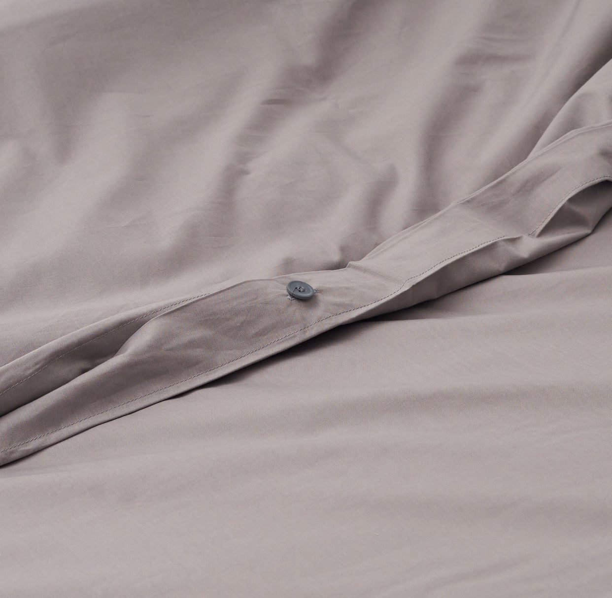 Percale Duvet set in Grey