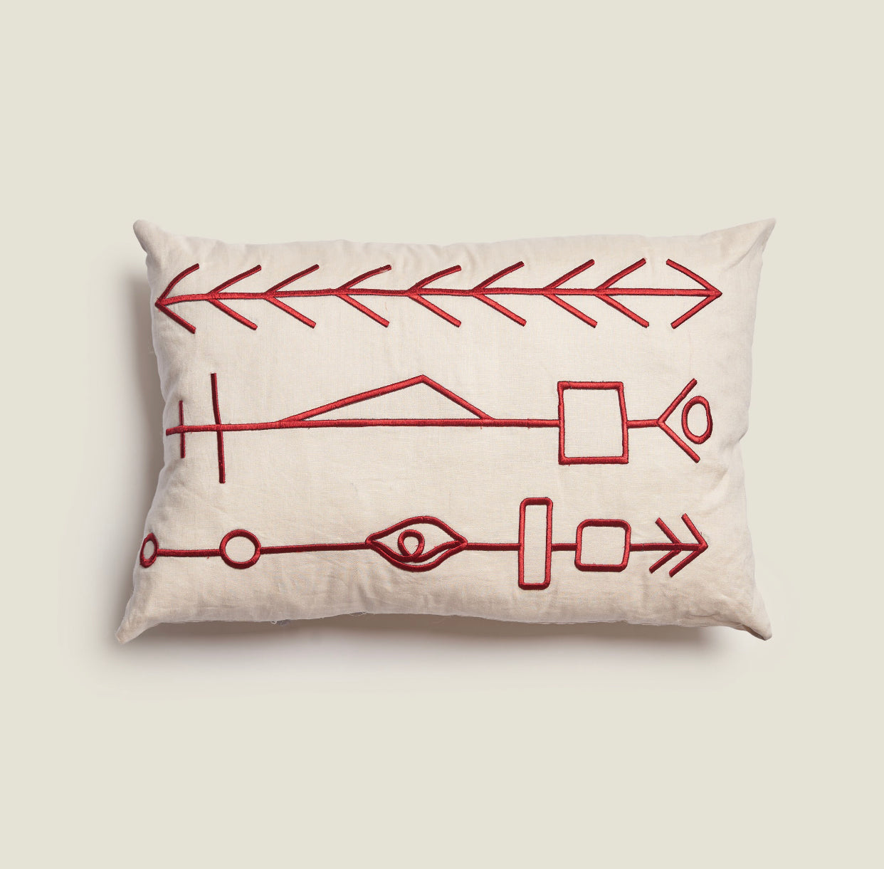Tripoli - Embroidered Cushion
