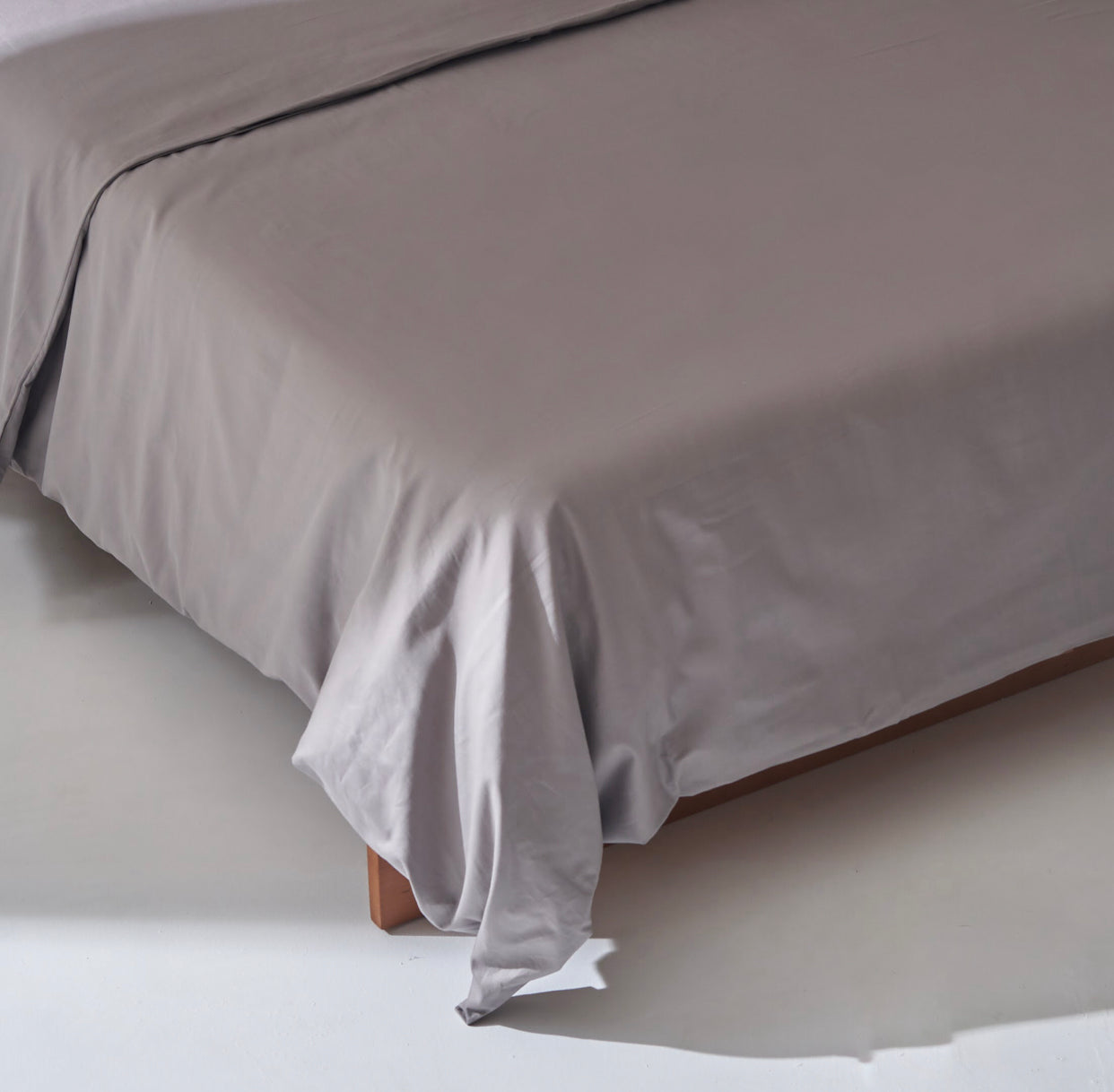 Sateen Duvet set in Grey