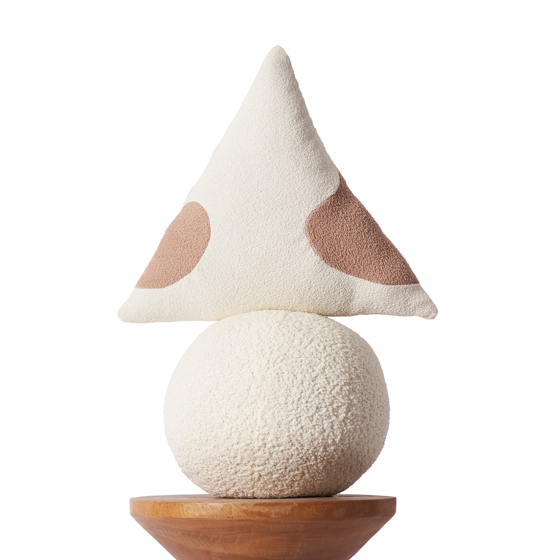 Triangle - 3D Boucle Cushion