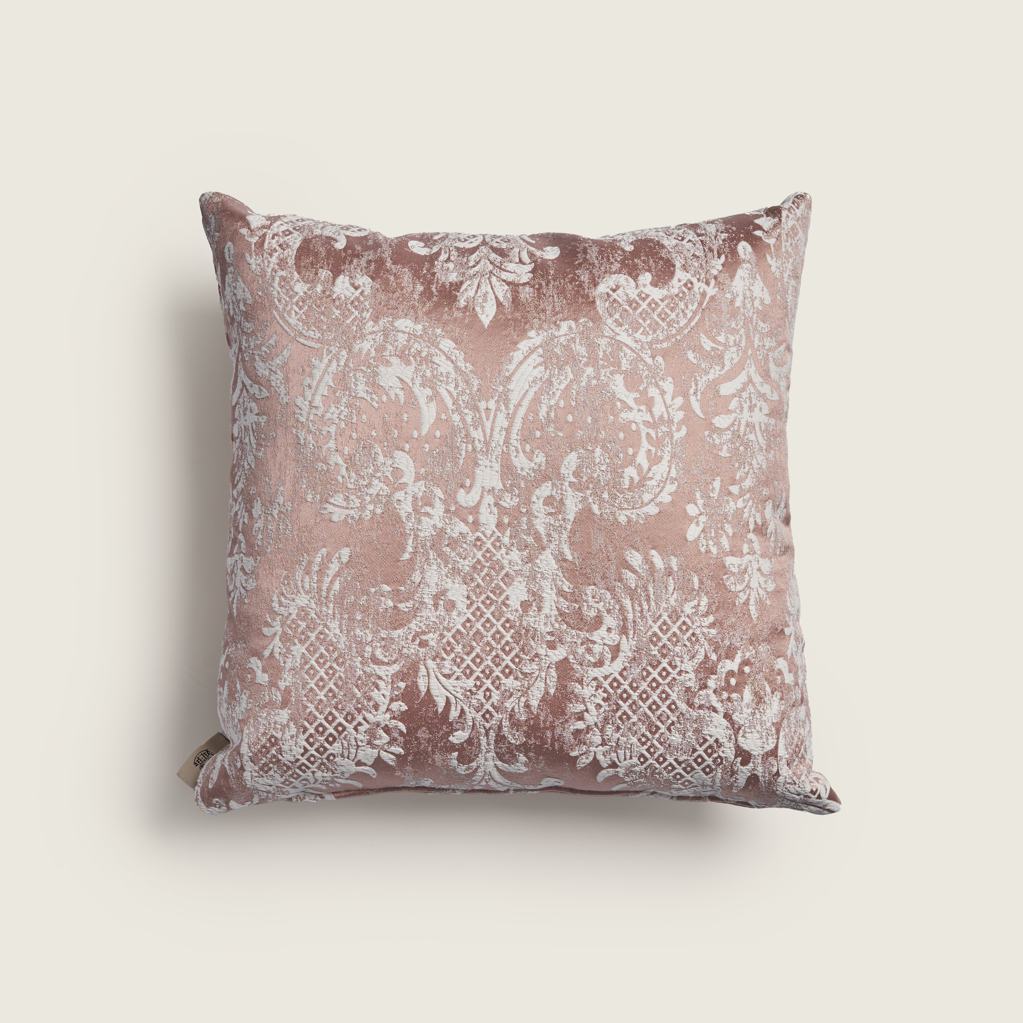 Baroque Nude Gold - Fabric Cushion