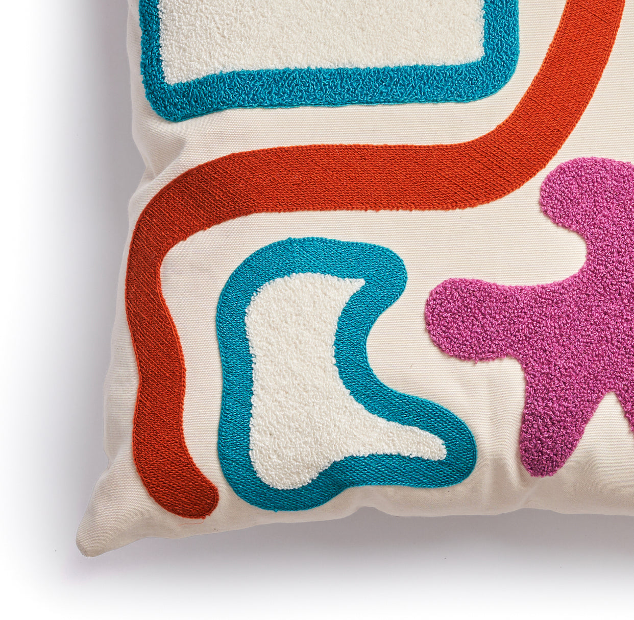 Zig - Tufted & Chain Stitched Cushion