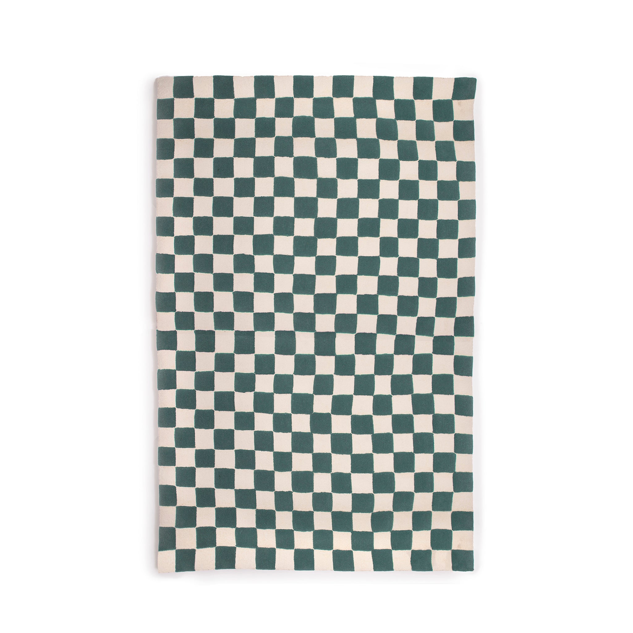 Andy Teal & White - Tufted Rug