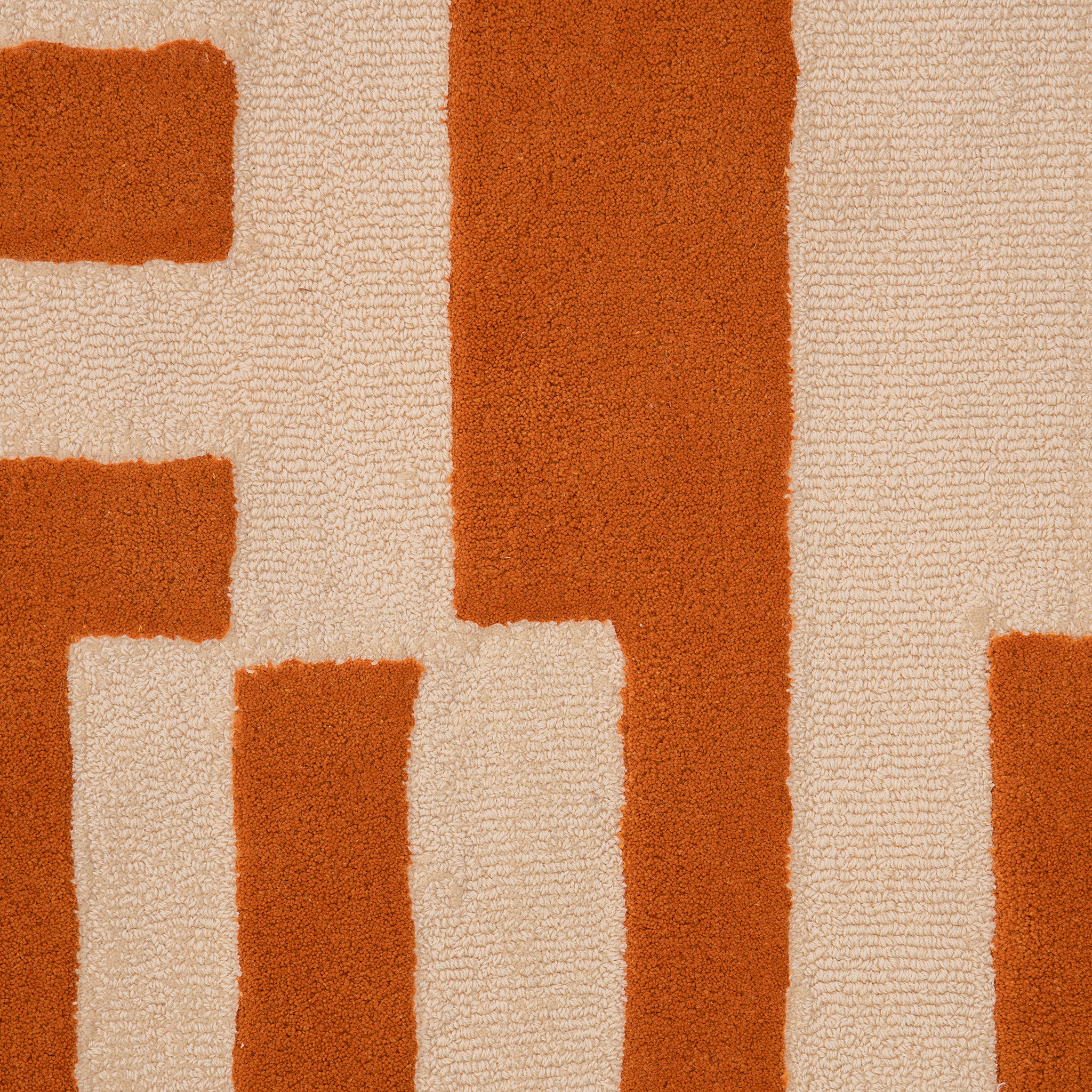 Marine White & Mustard - Tufted Rug