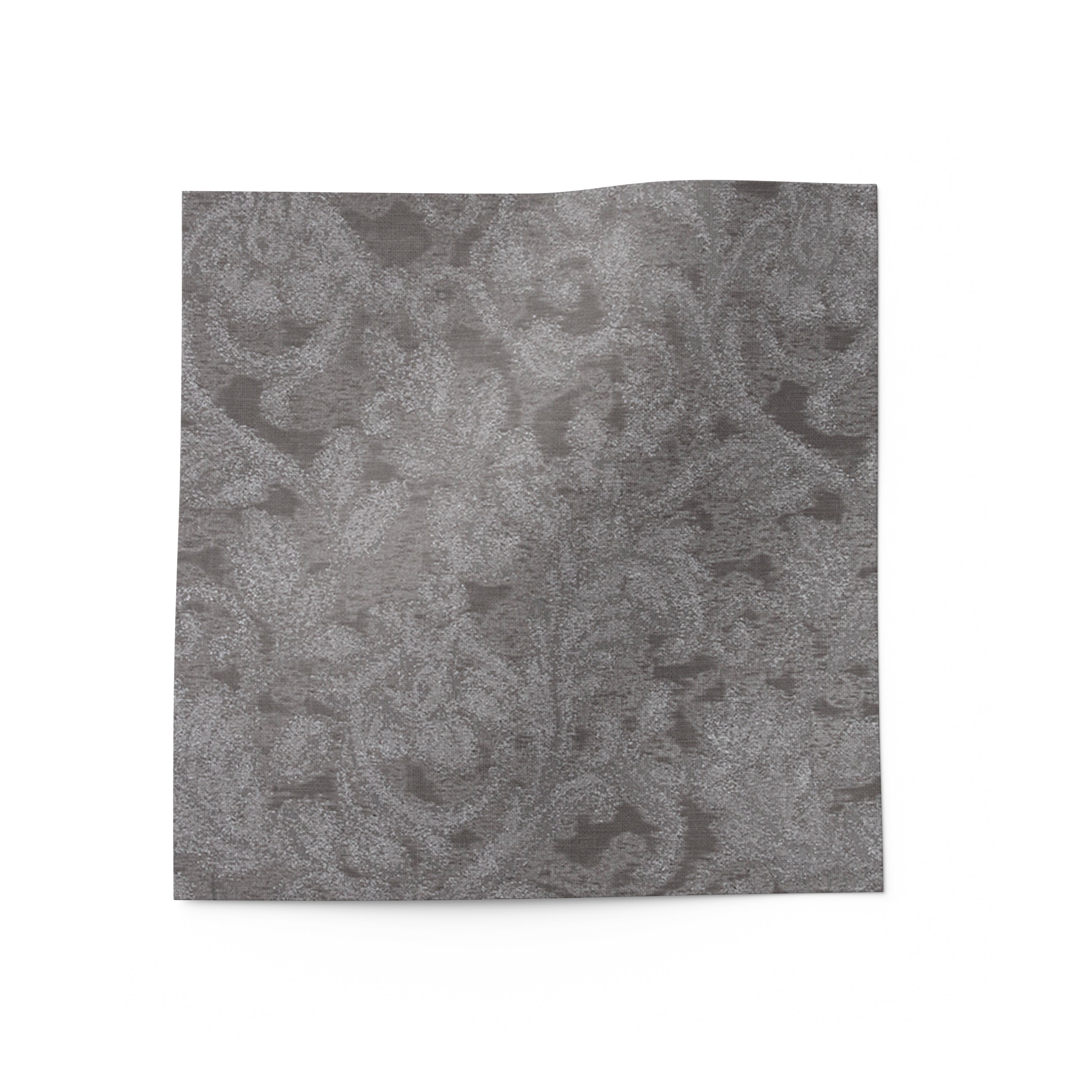 Flamingo Sheer Silver Fabric