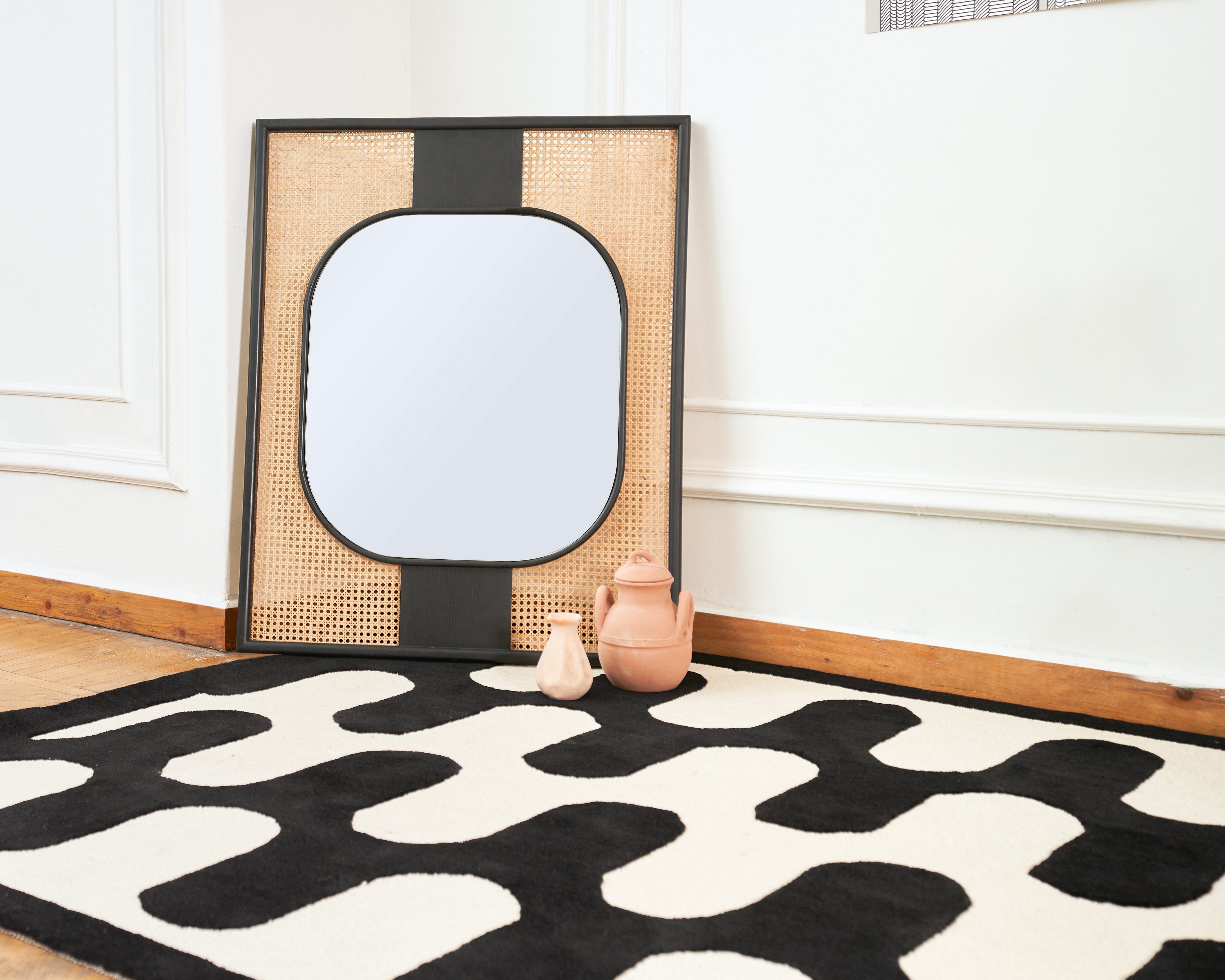 Luna in Black & White - Tufted Rug