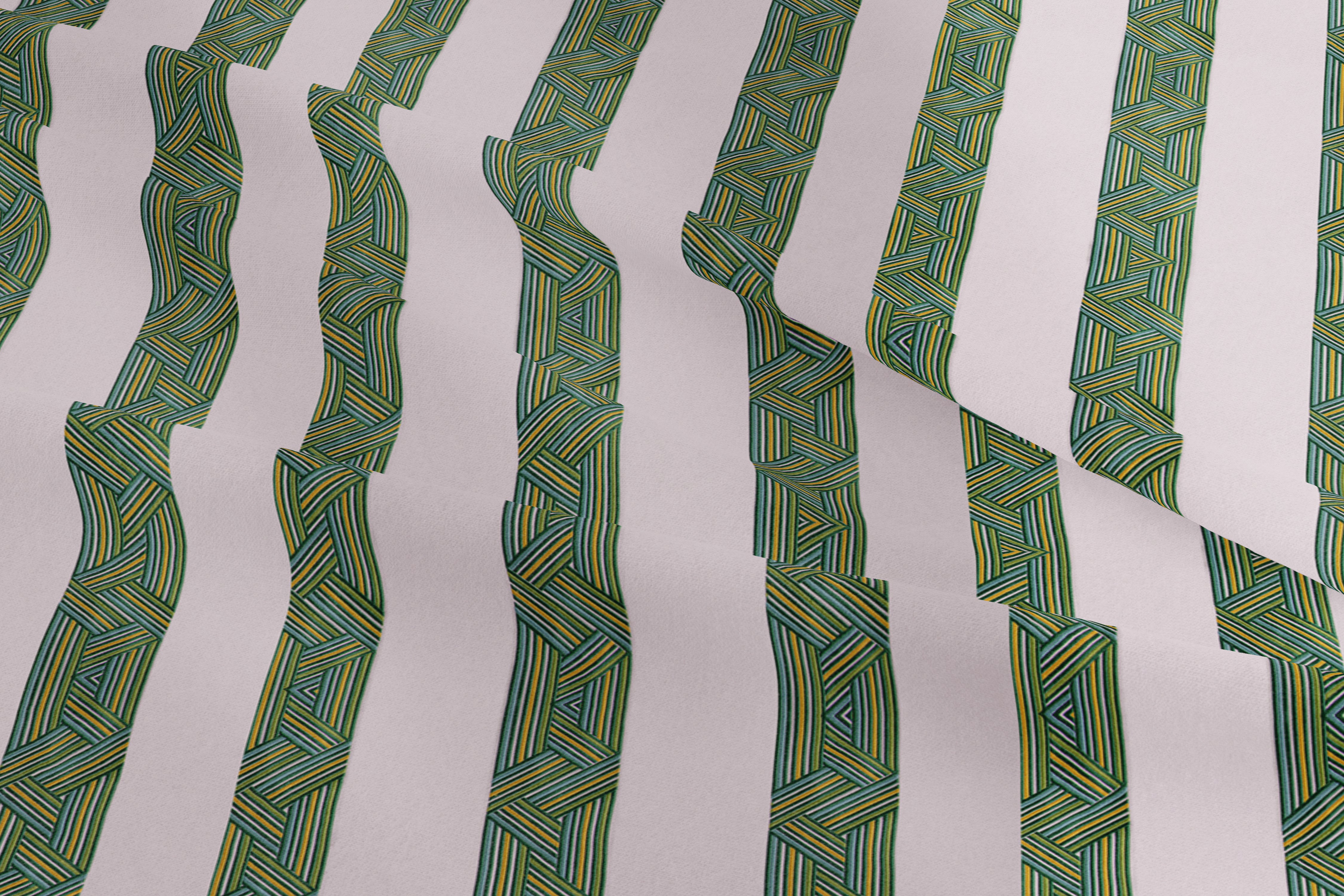 Entangled Stripes Fabric