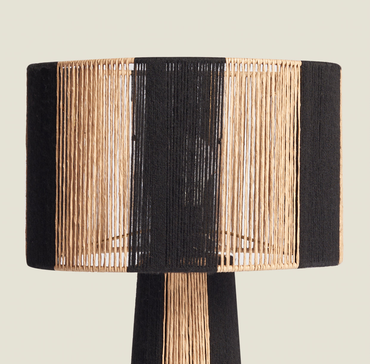 Attola in Black & Beige - Table Lamp
