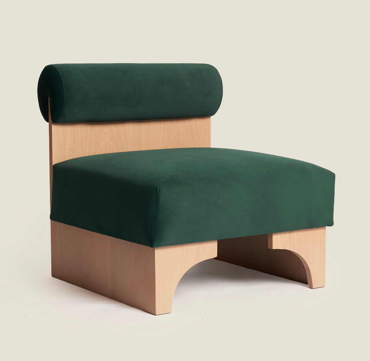 Marcella in Green - Statement Chair