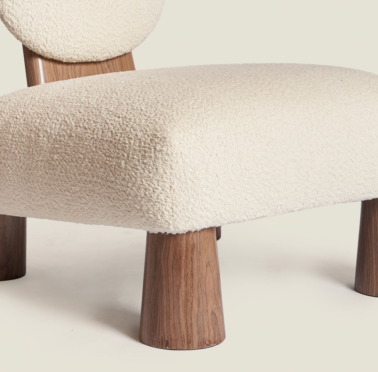 Orren in Ivory - Statement Chair