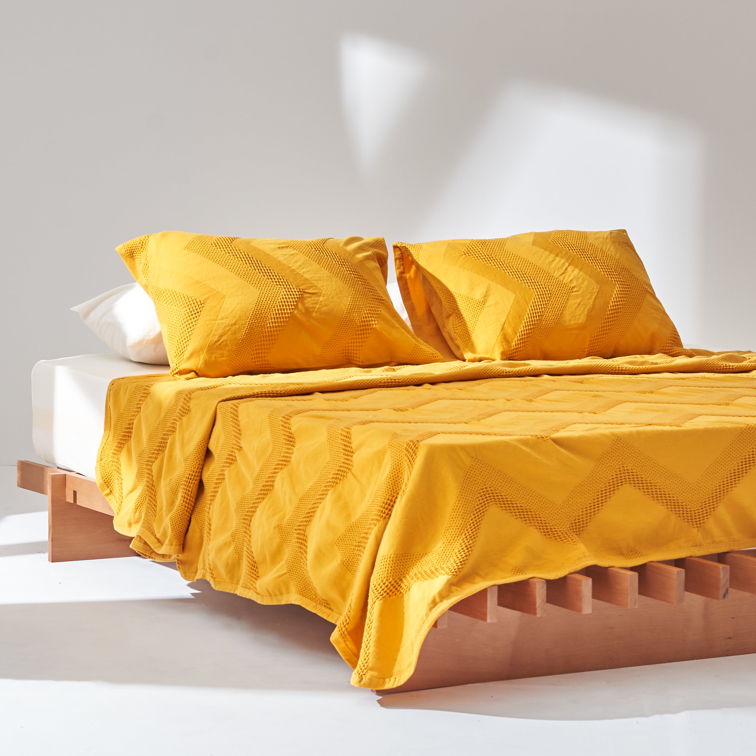 Quilt Set in Mustard