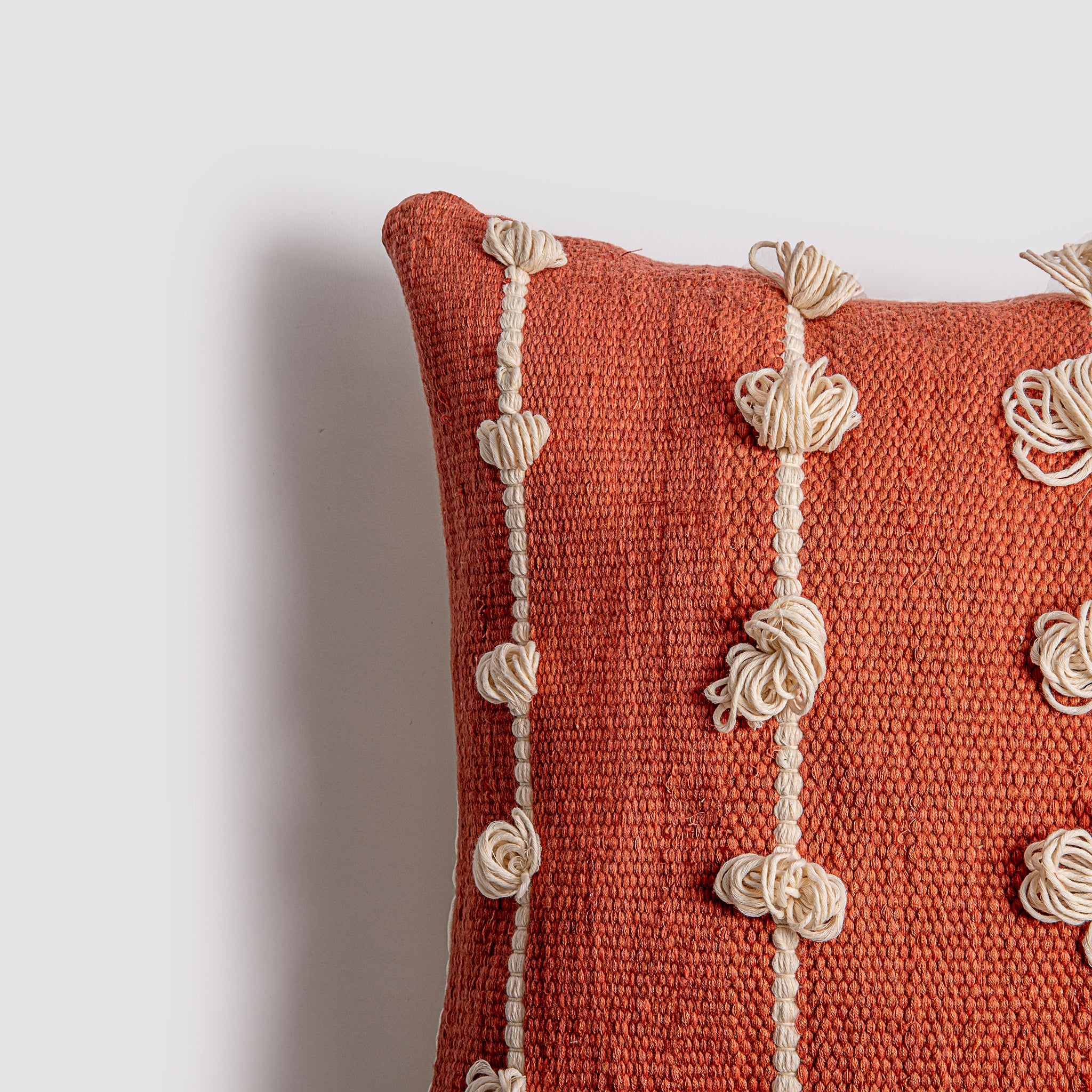Kayanza Dark Rose - Woven Cushion