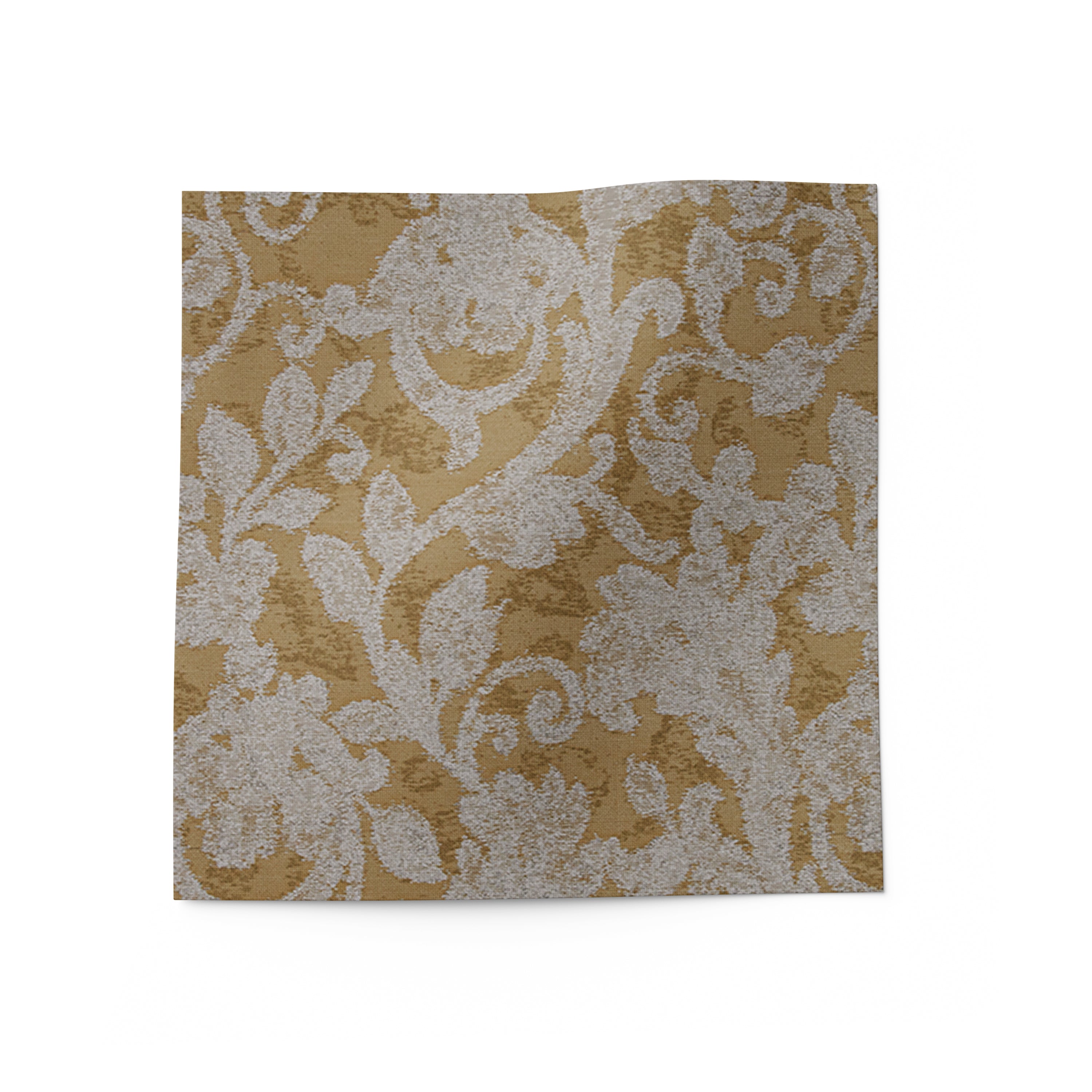 Flamingo Gold Sheer Fabric