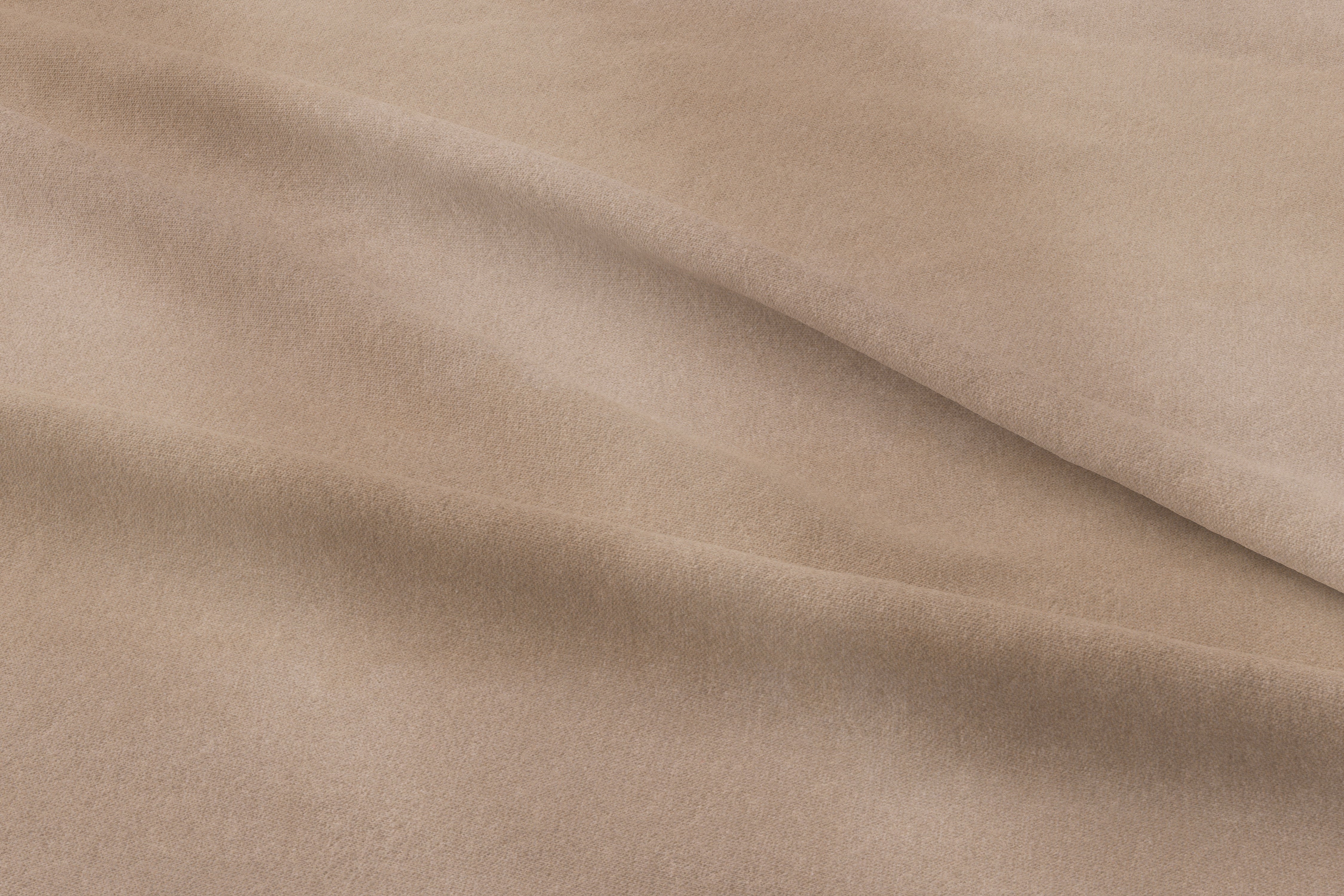 Beige Velvet Fabric