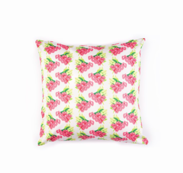 Pink Grapes Cushion